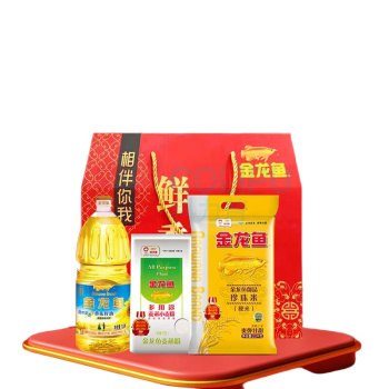 金龙鱼 食品组合米面粮油组合套装 鲜香生活G款 3500g+1.8L