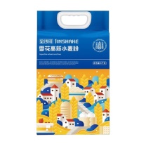 金沙河 雪花高筋小麦粉 5kg/袋