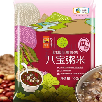 初萃 CHUCUI 中粮每日低糖快熟粥米礼盒 1.6kg