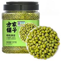 方家铺子 夏季清凉有机绿豆 1.5KG