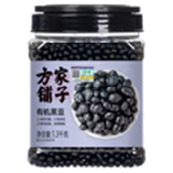 方家铺子 有机黑豆 1.3kg/罐