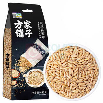 方家铺子 有机燕麦米 450g/袋