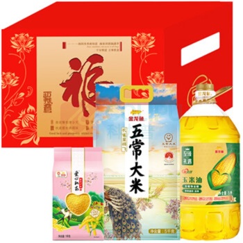 金龙鱼 粮油套装 福寿 22斤