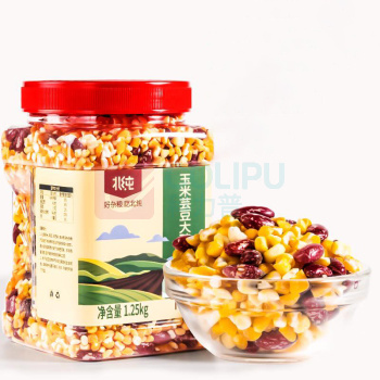 北纯 玉米芸豆大碴粥 1.25kg