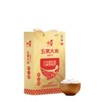 咪然 稻米礼盒 金香稻1号5kg 咪然五常大米-金香稻1号礼盒装5kg