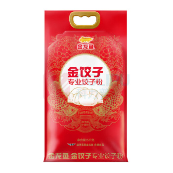 金龙鱼 金饺子专业饺子粉 5kg/袋 4袋/箱