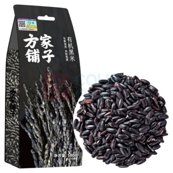 方家铺子 有机黑米 500g 1斤