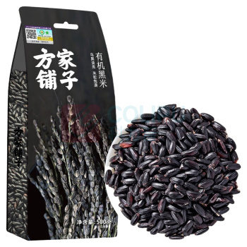 方家铺子 有机黑米 500g/袋