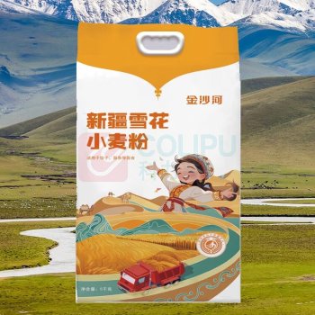 金沙河 新疆雪花小麦粉 包子饺子通用面粉 10斤
