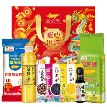 金龙鱼 暖心优选礼包C款米面油杂粮礼盒 2000g
