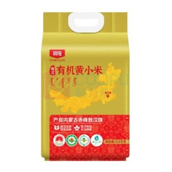 北纯 敖汉有机黄小米 2.5kg