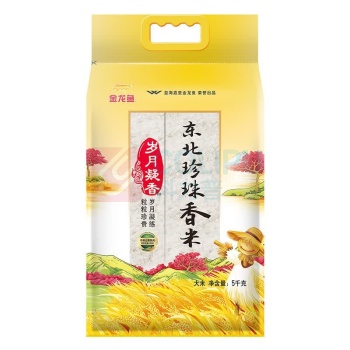 金龙鱼 岁月凝香东北珍珠香米 5kg/袋