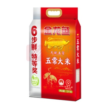 金龙鱼 特等奖6步鲜科技 天赋五常大米 5kg