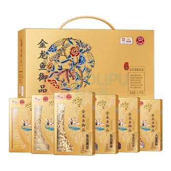 金龙鱼 御品六珍杂粮礼盒 2.4kg/盒