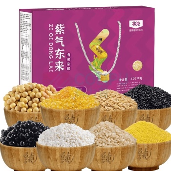 北纯 紫气东来有机杂粮礼盒 3.07kg/盒