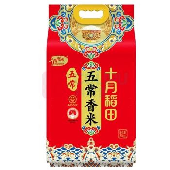 十月稻田 SHIYUEDAOTIAN 五常香米 五常大米 5kg/袋