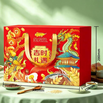 金龙鱼 吉时礼遇 大礼包A款 2500g+1050ml 稻米油400ml稻长粒香米500g珍珠米500g小麦粉1000g鸡蛋挂面500g米醋500ml味极鲜150ml合计:2500g+1050ml