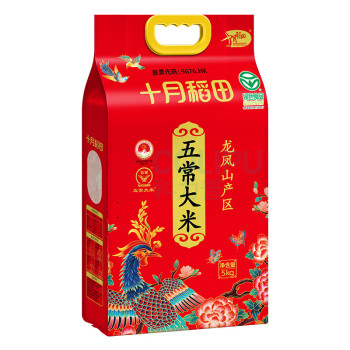 十月稻田 SHIYUEDAOTIAN 龙凤山产区 五常大米 5kg/袋
