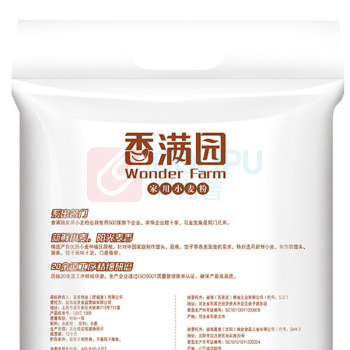 香满园 中筋家用小麦粉 5kg/袋 4袋/箱