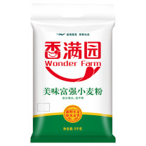 香满园 美味富强粉 5KG 袋装 (白色袋绿斜纹)