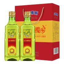 贝蒂斯 BETIS 橄榄葵花食用植物调和油礼盒 600ml*2