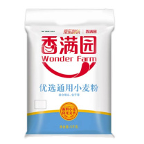 香满园 优选通用小麦粉 5kg 面粉 中筋粉 