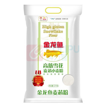 金龙鱼 高筋雪花麦芯 小麦粉面粉 5千克 