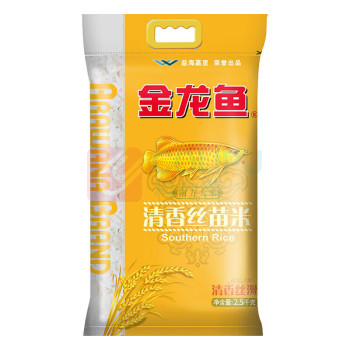 金龙鱼 清香丝苗米 2.5KG(6袋/箱，整箱发货) 