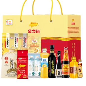 金龙鱼 五谷杂粮米面油套装 鱼跃龙门款 
