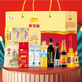 金龙鱼 五谷杂粮米面油套装 鱼跃龙门款 