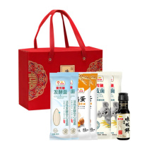 金龙鱼 生日礼A 金龙鱼活性发酵空心挂面150g*2、金龙鱼澳麦鸡蛋挂面200g*2、金龙鱼特级味极鲜酱油150ml*1、金龙鱼鸡蛋麦芯挂150g*2