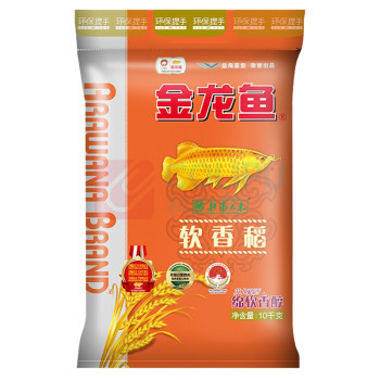 金龙鱼 软香稻苏北大米 10kg/袋 3袋/箱