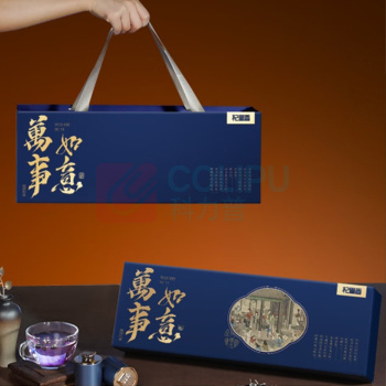 杞里香 红参黑枸杞礼盒 140g 万事如意蓝
