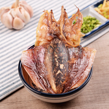 绿帝 GREEN KING 东海墨鱼干乌贼淡晒福建漳州海产品特产海鲜干货目鱼干454g 海鲜干货目鱼干454g