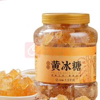 北京同仁堂 黄冰糖 1500g 黄豆大小
