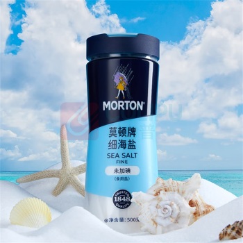 莫顿 MODUN 细海盐 500g