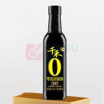 千禾 零添加 380天酿造酱油 500ml/瓶