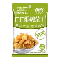 双乐 口口脆榨菜丁 53克
