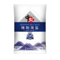 中盐 精制海盐 500g  食用海盐