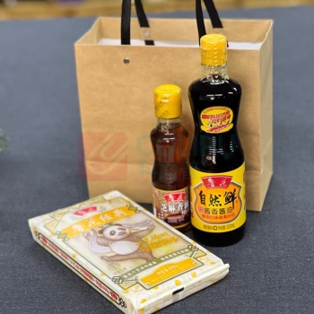 鲁花 鲜香拌面 粮油组合  鲁花中麦经典鸡蛋椭圆挂面600g+鲁花芝麻香油180ml+鲁花自然鲜酱香酱油500ml