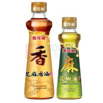 金龙鱼 芝麻香油 220ml  +花椒油100ML