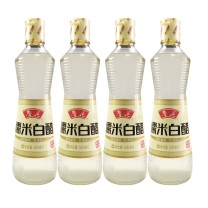 鲁花 糯米白醋500ml*4瓶 酿造食醋 鲁花调味品 