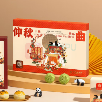 稻香村 仲秋曲月饼混装味道 500g 10枚