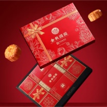 稻香村 月饼礼盒 中秋节送礼 600g 金秋团圆 (50g蛋黄莲蓉月饼*1 50g糖醇黑芝麻月饼*2 50g玫瑰豆沙月饼*2 50g金丝枣蓉月饼*2 50g奶油椰蓉月饼*2 50g蛋酥芝士月饼*1 50g传统五仁月饼*2)
