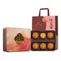 美心 Meixin 中秋月饼礼盒 金枫秋意 1盒6个