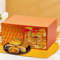东来顺 东来悦礼月饼礼盒 960g 广式蛋黄莲蓉月饼80g*2 广式燕麦杂粮月饼80g*2 广式黑芝麻月饼80g*2 广式香辣牛肉月饼80g*2 广式陈皮豆沙月饼80g*2 广式清真五仁月饼80g*2