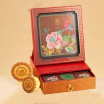 集味轩 纯坚果仁月饼礼盒 琦花伴月 540g