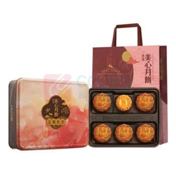 美心 Meixin 金枫秋意月饼礼盒 395g 6个/盒