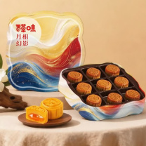 百草味 月相幻影(中秋月饼礼盒) 450g