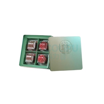 星巴克 月圆好礼 240g 60g*4个/盒 (渐变绿)